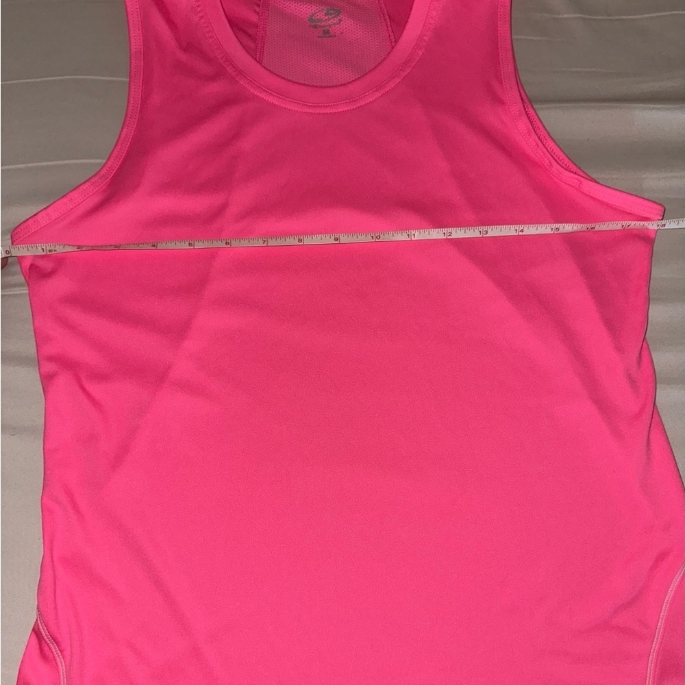 Bright pink workout tank . Champion brand. Size medium - Picture 5 of 5